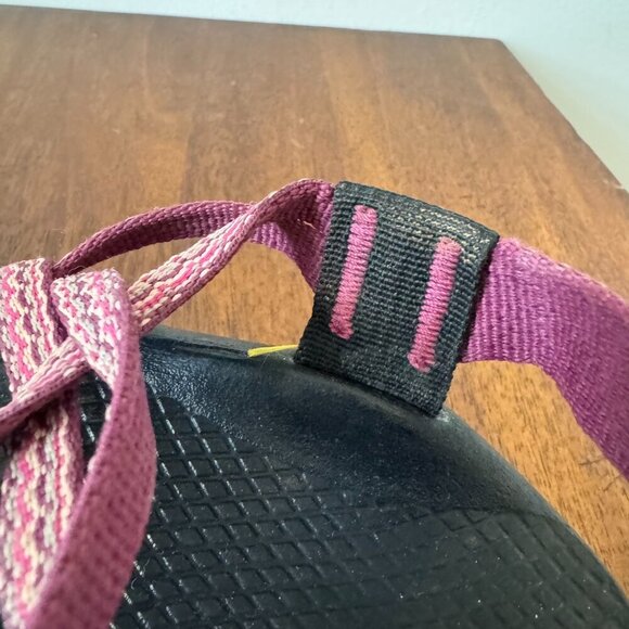Chaco ZX/2 Sport Sandals in Pink Wave Print - Picture 6 of 10